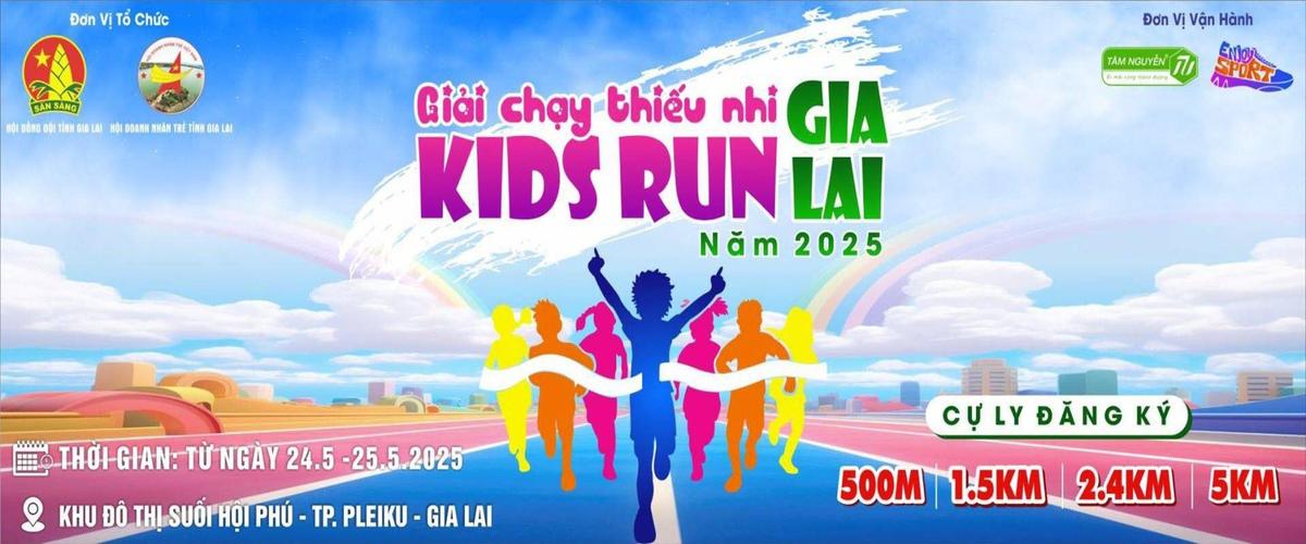 Giải chạy thiếu nhi “Kids Run Gia Lai" năm 2025