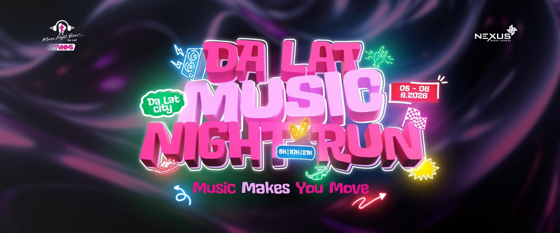 Da Lat Music Night Run banner