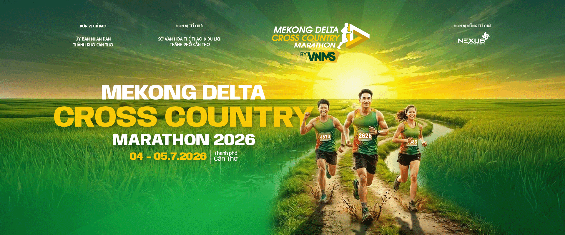 MEKONG DELTA CROSS COUNTRY MARATHON 2026 banner