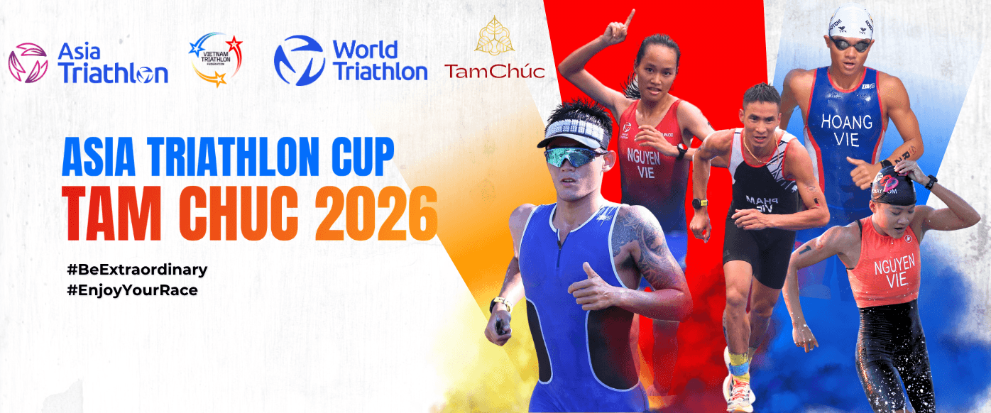 Giải Triathlon Cúp Châu Á - Tam Chúc năm 2026 banner