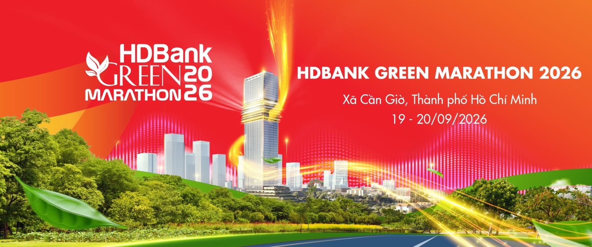 HDBank MARATHON XANH 2026 banner