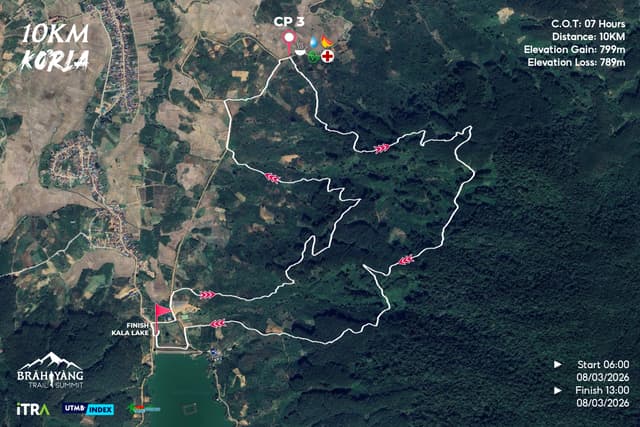 BRĂH YÀNG TRAIL SUMMIT 2026 - Sơ Đồ Đường Chạy