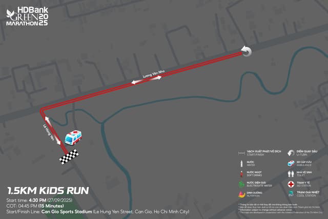 HDBank Green Marathon 2025 - Bản Đồ Đường Chạy