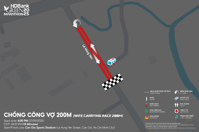 HDBank Green Marathon 2025 - Bản Đồ Đường Chạy