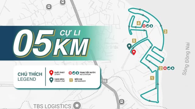 GIẢI CHẠY MARATHON TIẾP BƯỚC TINH HOA 2025 - Bản Đồ Đường Chạy