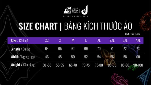 Giải siêu marathon địa hình Dalat Ultra Trail 2026 - Bộ Racekit