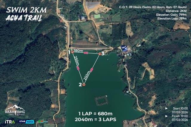 BRĂH YÀNG TRAIL SUMMIT 2026 - Sơ Đồ Đường Chạy