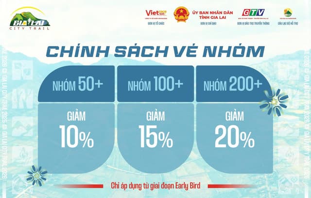 GIA LAI CITY TRAIL - GIẤC MƠ ĐẠI NGÀN 2026 - Bảng Giá Vé