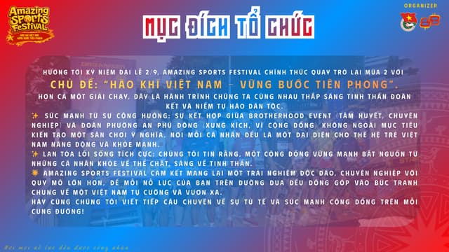 AMAZING SPORTS FESTIVAL - Thông Tin Sự Kiện