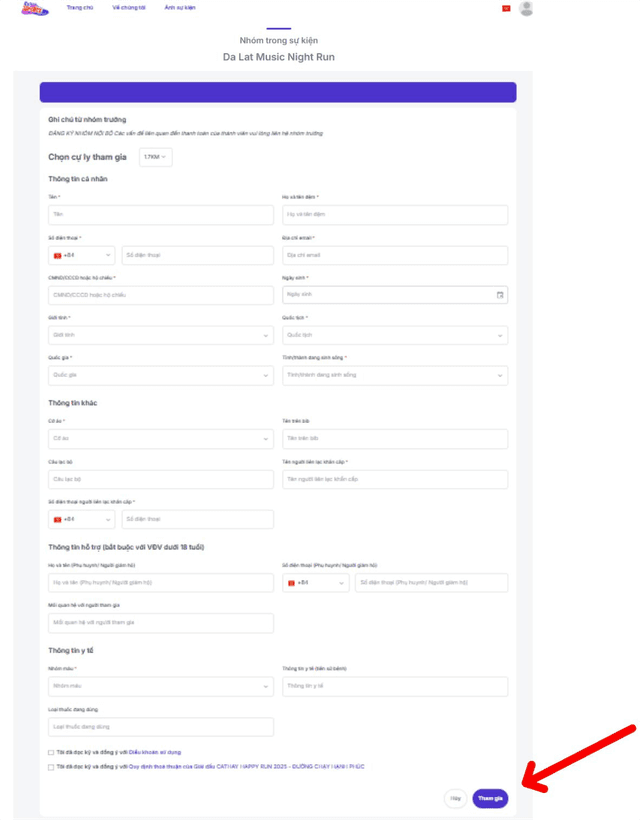 Hướng dẫn đăng ký nhóm