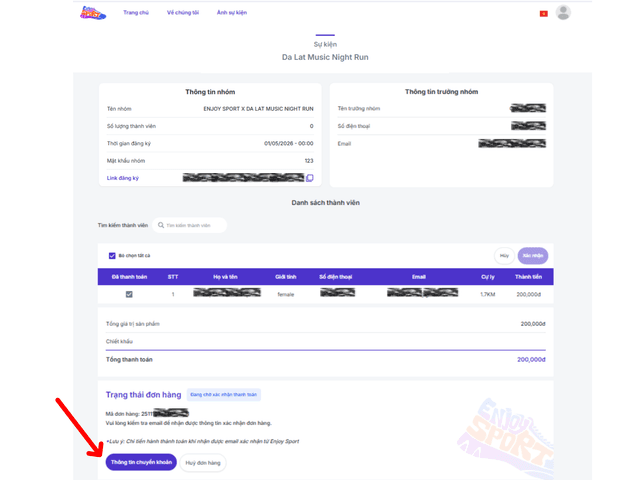 Hướng dẫn đăng ký nhóm