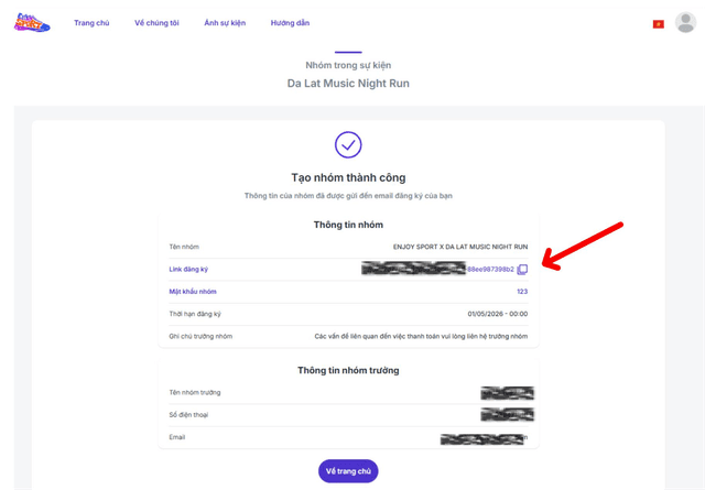Hướng dẫn đăng ký nhóm