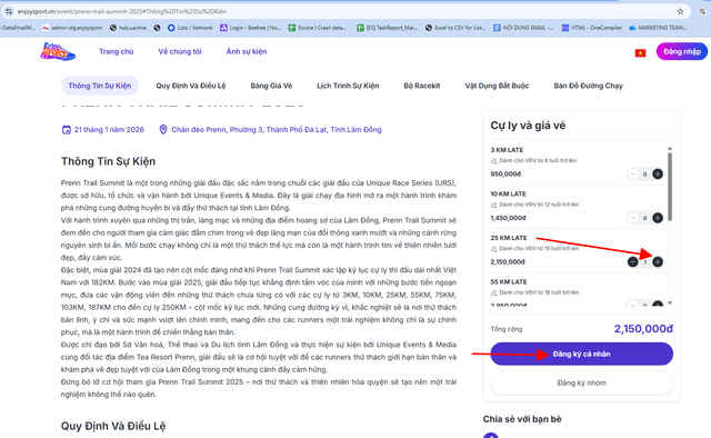 Hướng dẫn mua vé