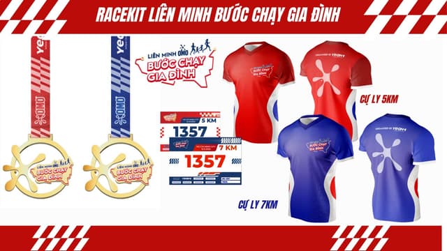 Liên Minh Bước Chạy Gia Đình 2025 - Bộ Racekit