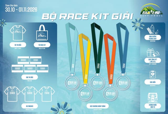 GIA LAI CITY TRAIL - GIẤC MƠ ĐẠI NGÀN 2026 - Bộ Racekit