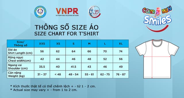 ĐƯỜNG CHẠY "SẮC MÀU NỤ CƯỜI 2024" - Bộ Racekit