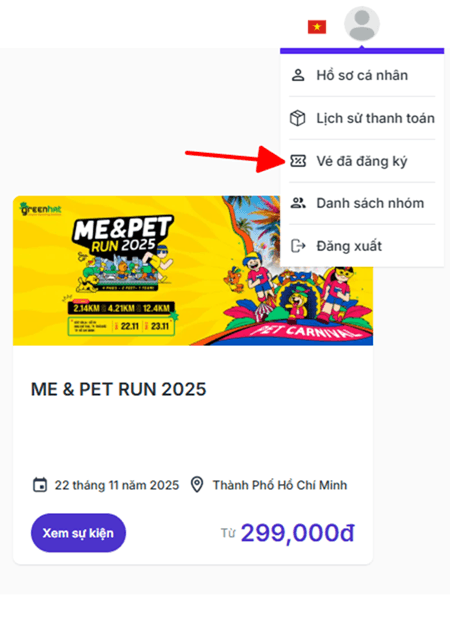 Hướng dẫn mua vé